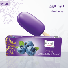 سوربيت توت أزرق - 12 حبة Water Ice Blueberry Sorbet  -12Pc